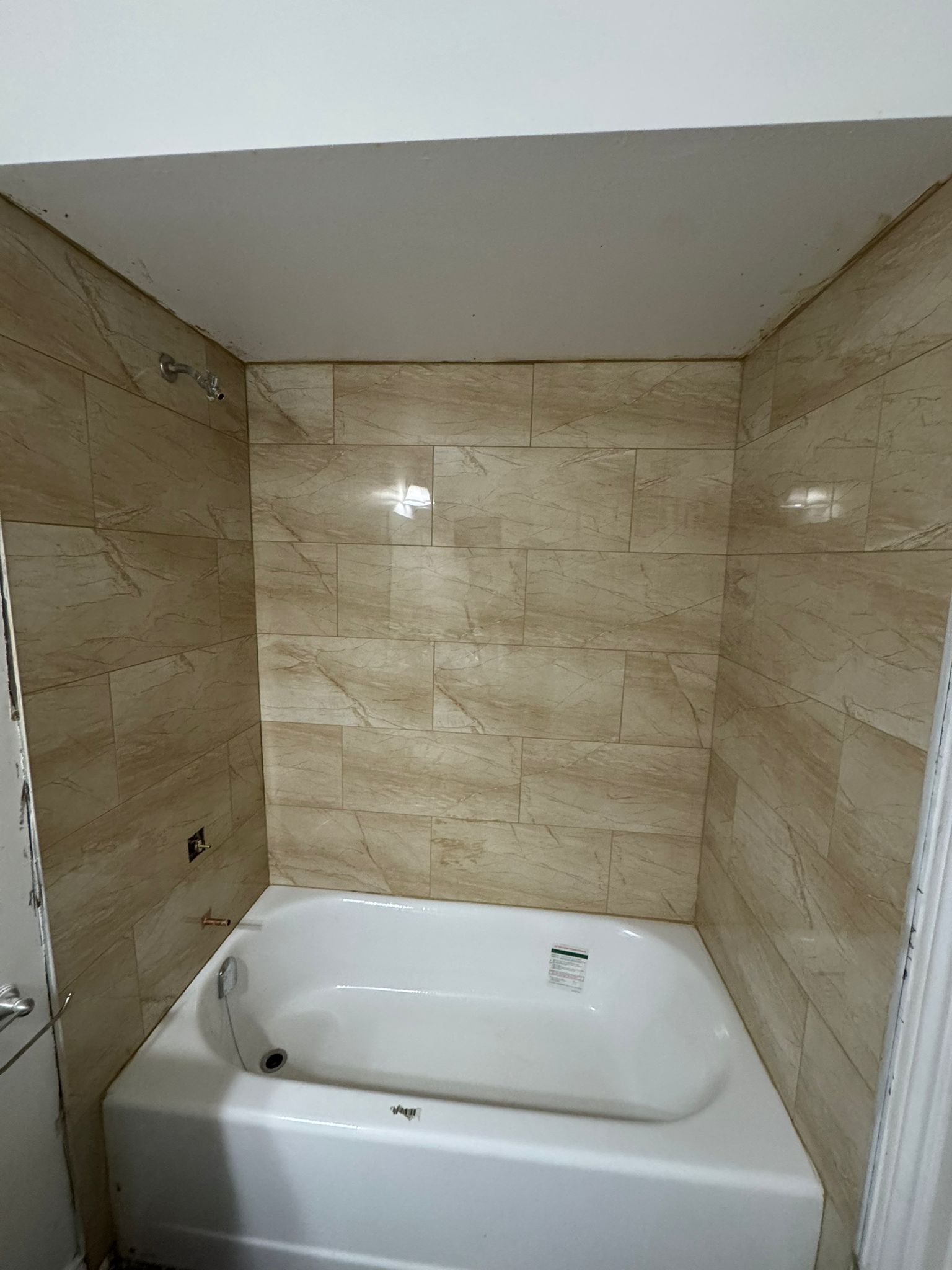 Bathroom tile detail